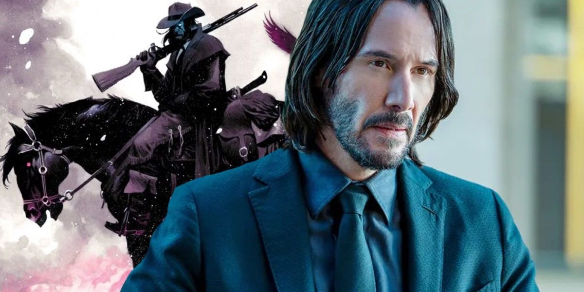 El inmortal BRZRKR de Keanu Reeves obtiene un giro vaquero en el nuevo FACEFUL OF BULLETS