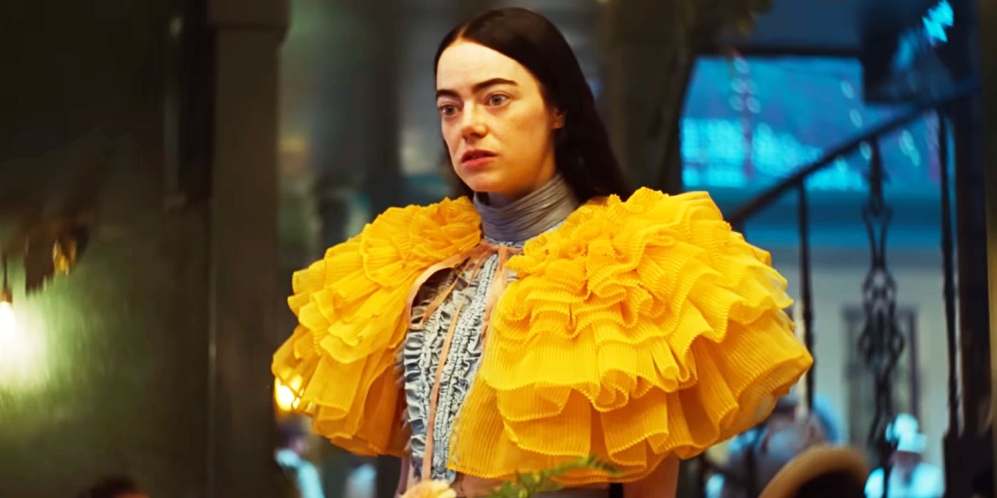 El personaje de Pobres de Emma Stone recibe un magnífico retrato en acuarela