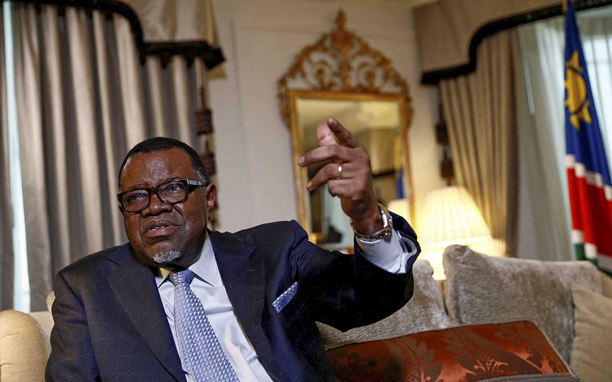 Fallece a los 82 años el presidente de Namibia, Hage Geingob