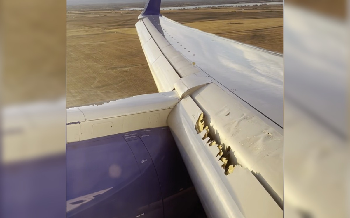 Falló otro avión Boeing; desviaron vuelo por problemas en una ala | Video