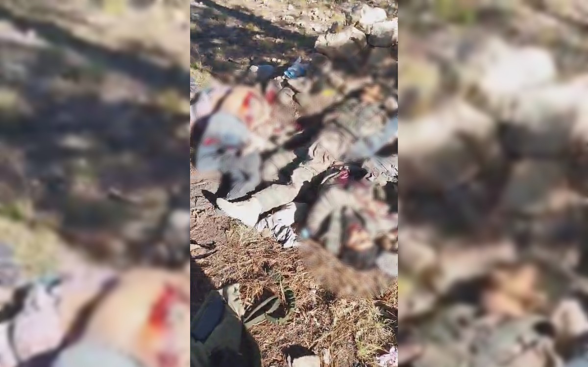 Fiscalía de Guerrero encuentra cinco cuerpos calcinados en lugar donde hubo conflicto armado