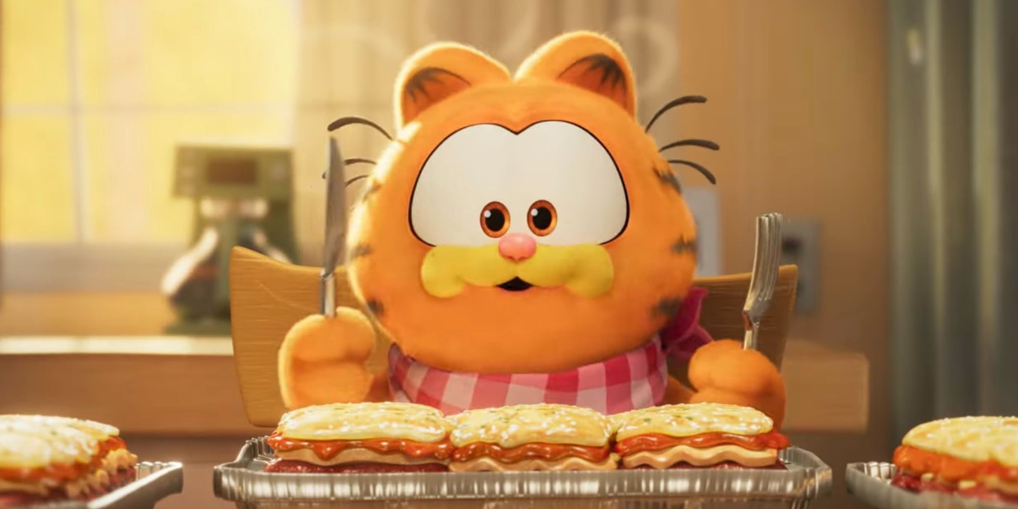 Garfield de Chris Pratt convierte a Arrakis en su caja de arena en un póster oficial que parodia a Dune