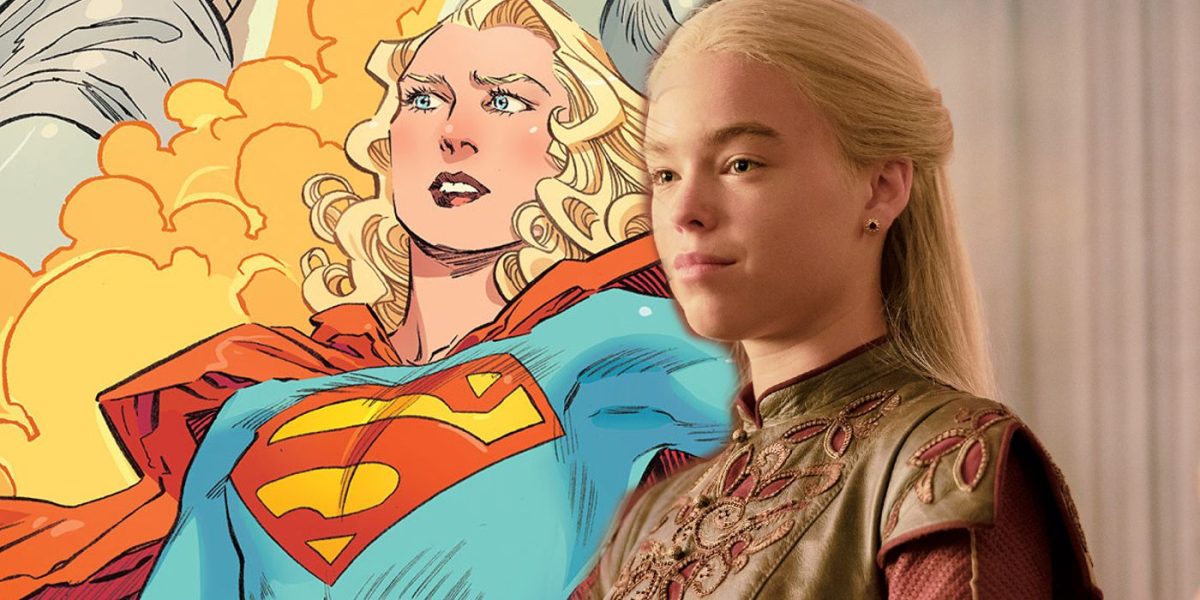 La candidata a actriz de Supergirl de House Of The Dragon se convierte en la Chica de Acero en un impresionante arte del Universo DC