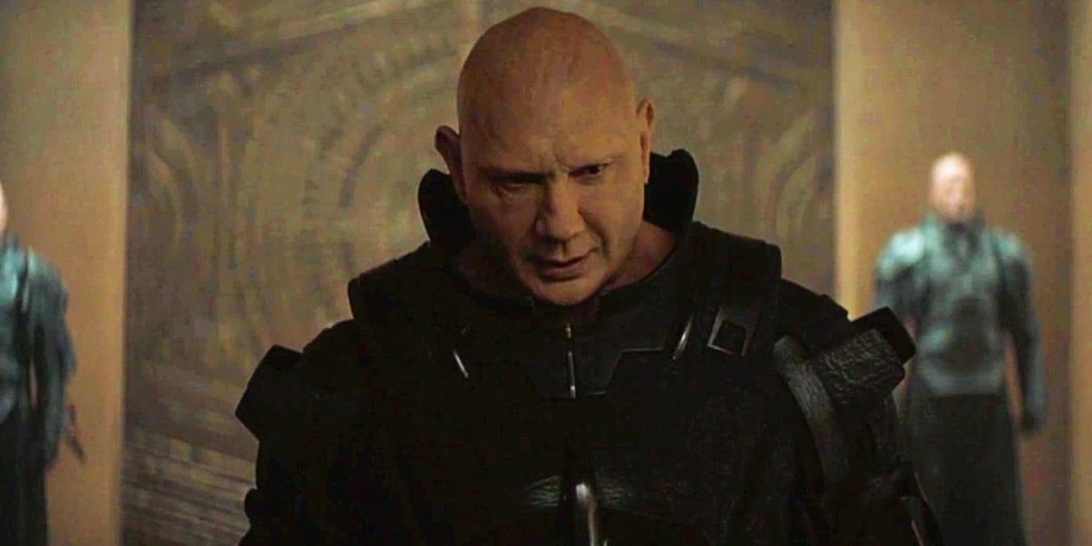La estrella de Dune, Dave Bautista, comparte detalles sobre una escena eliminada de la Parte 1 que nunca se publicará