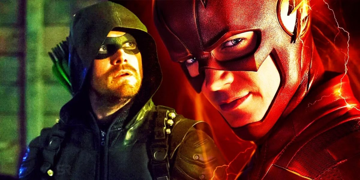 Las estrellas del Arrowverse Stephen Amell y Grant Gustin se reúnen en una conmovedora foto 10 años después de su primer crossover televisivo