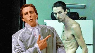 Los papeles más famosos de Christian Bale capturados en un collage que resalta sus transformaciones extremas