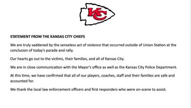 NFL: Lamentan Jefes el tiroteo en Kansas City; Mahomes pide orar por las víctimas | Video