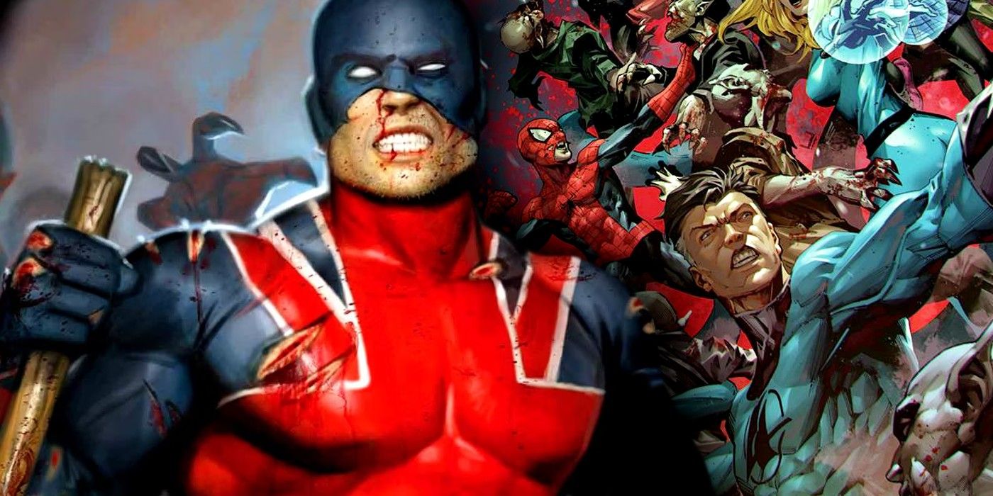 “Nunca antes había hecho nada tan oscuro”: BLOOD HUNT de los Vengadores le da al héroe del MCU Union Jack, del que se rumorea desde hace mucho tiempo, una reinvención “brutal”