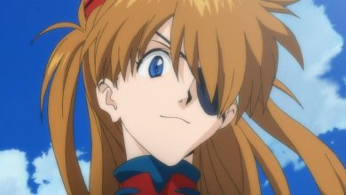 Por qué Asuka tiene un parche en la reconstrucción de las películas de Evangelion