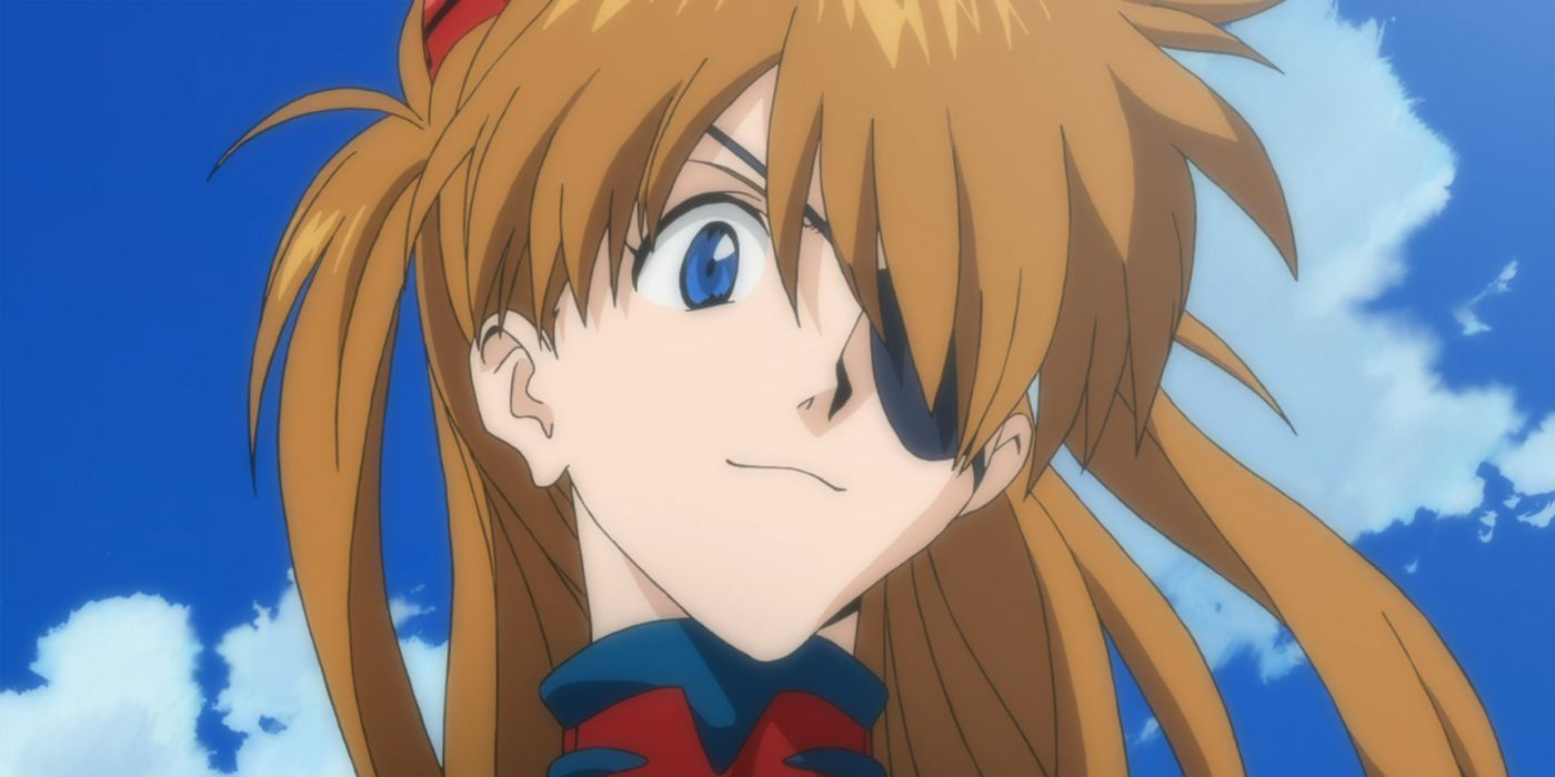 Por qué Asuka tiene un parche en la reconstrucción de las películas de Evangelion