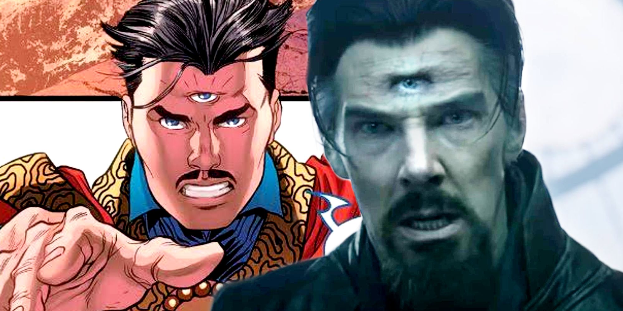 Por qué Doctor Strange obtiene un tercer ojo al final de Multiverse Of Madness