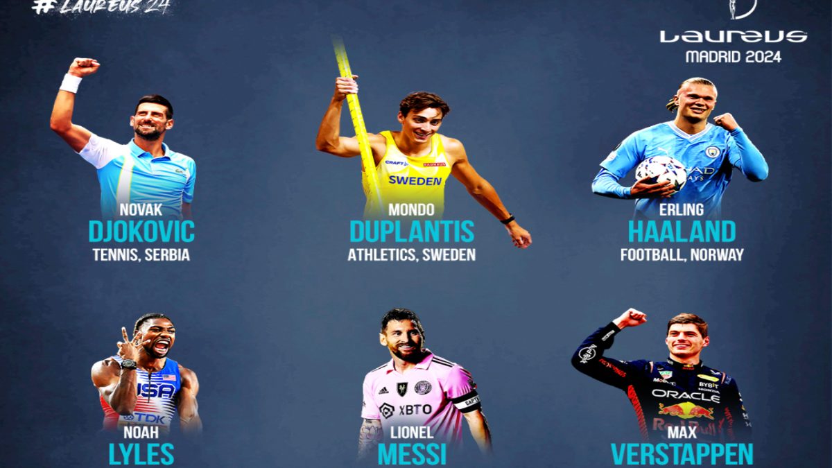 Premios Laureus: Djokovic, Duplantis, Messi, Caicedo, Lyles, entre los candidatos a Mejor Deportista del Año