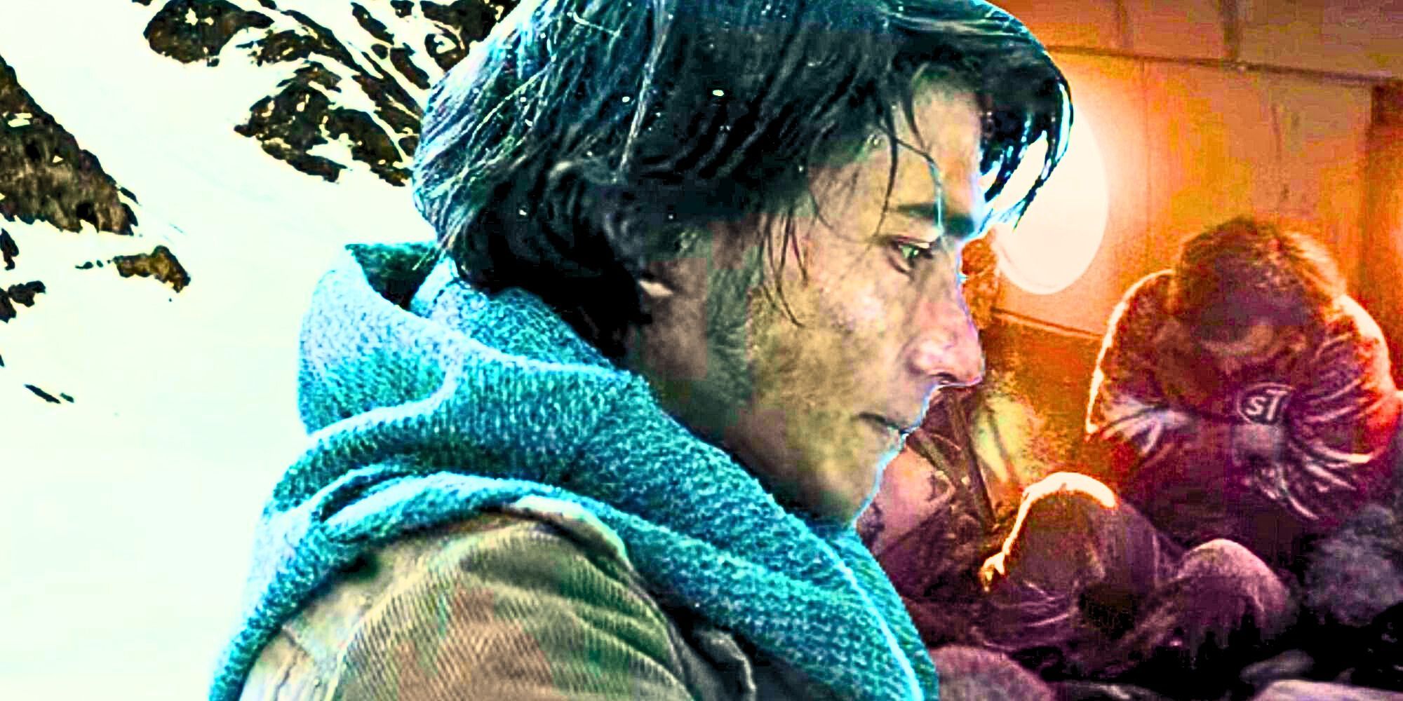 Qué frío hacía realmente en la montaña en sociedad de la nieve