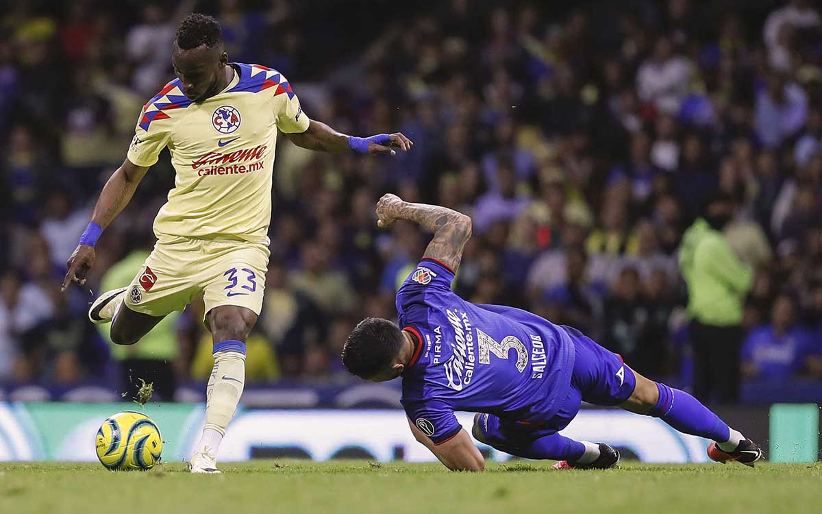 Quiñones da la victoria al América sobre Cruz Azul por 1-0; Jardine quería al menos tres goles