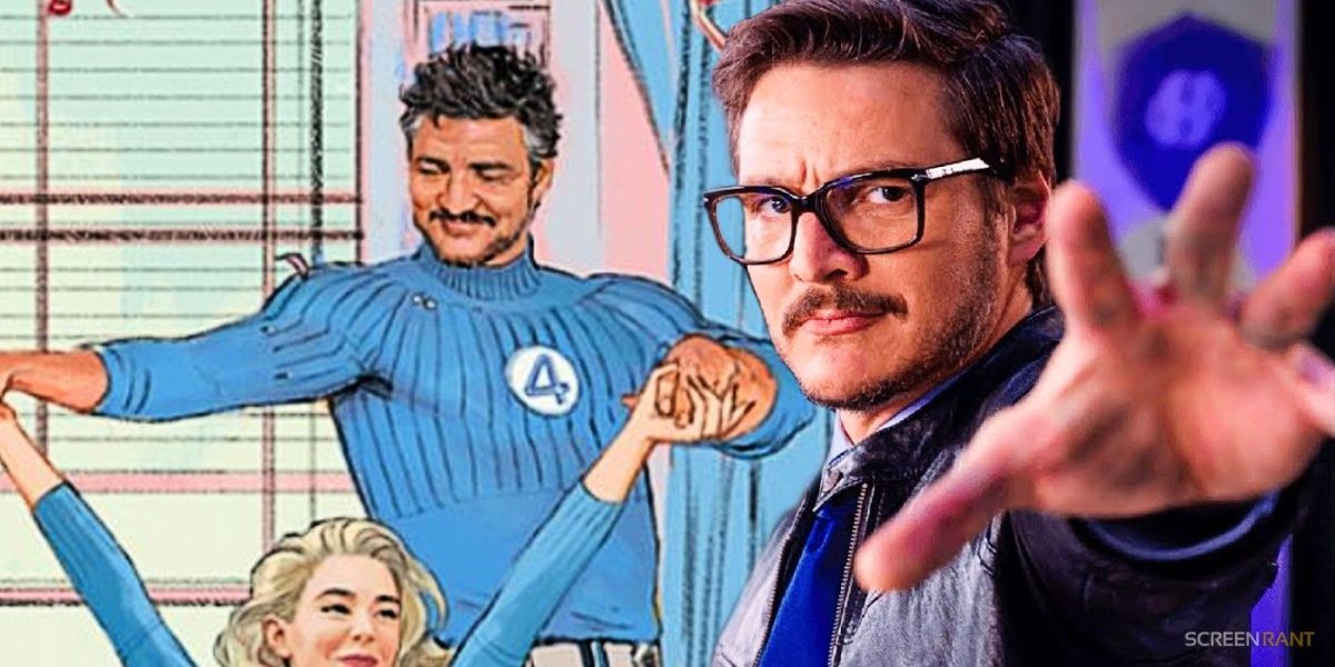 Reed Richards de Pedro Pascal muestra su disfraz de los Cuatro Fantásticos recientemente revelado en Fan Art de MCU
