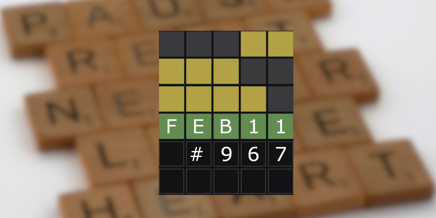 Respuestas y sugerencias de Wordle de hoy para el 11 de febrero de 2024 (rompecabezas n.° 967)