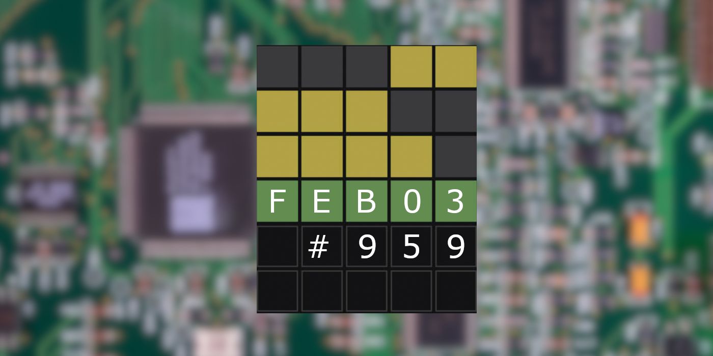 Respuestas y sugerencias de Wordle de hoy para el 3 de febrero de 2024 (rompecabezas n.° 959)