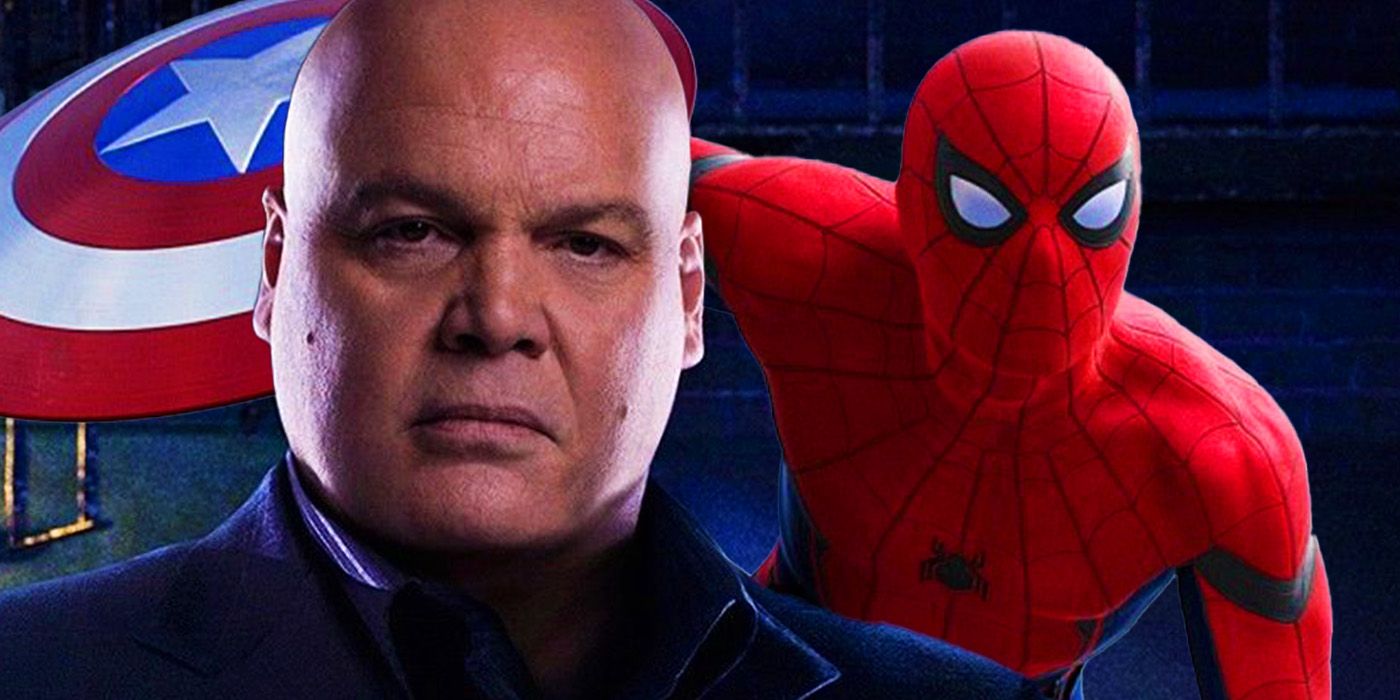 Spider-Man de Tom Holland se une a Daredevil y Sony Marvel Heroes contra Kingpin en el arte del MCU
