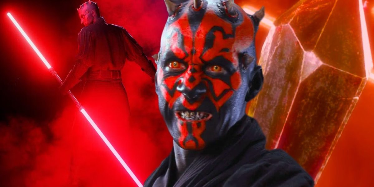 Star Wars aún no ha revelado el secreto más oscuro del sable de luz de doble hoja de Darth Maul