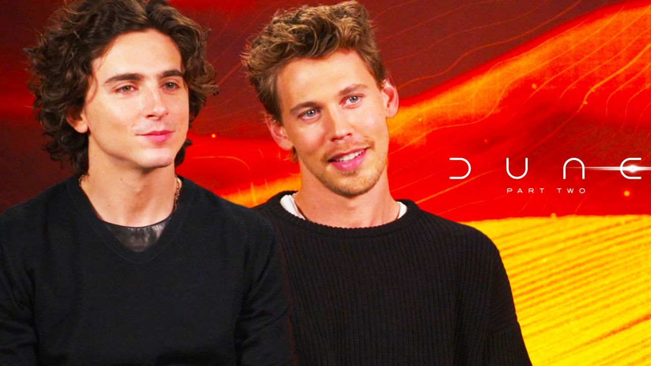 Timothée Chalamet y Austin Butler sobre la escena del gusano de arena y las luchas de personajes de Dune 2