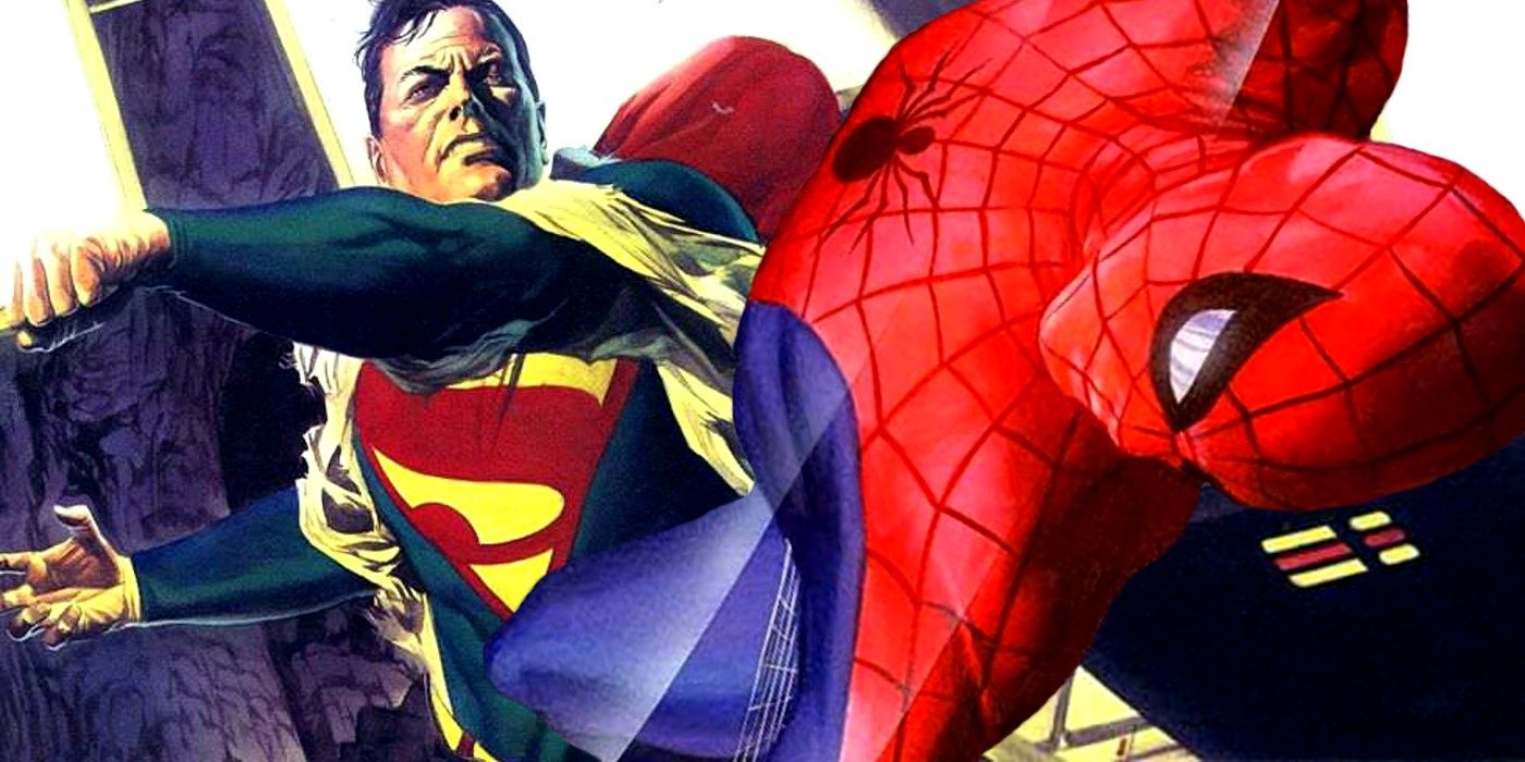 “¡De todos los payasos estúpidos y testarudos!”  Spider-Man estaba tan molesto cuando conoció a Superman que Clark casi lo mata a golpes