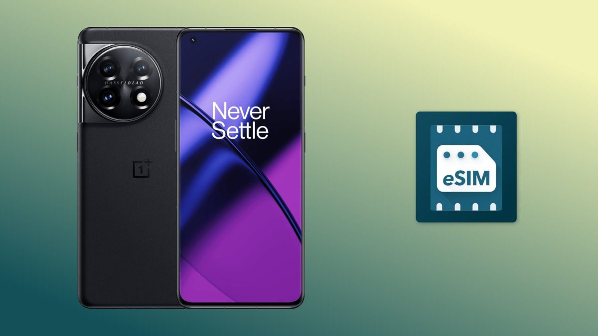 ¿El OnePlus 11 es compatible con eSIM?