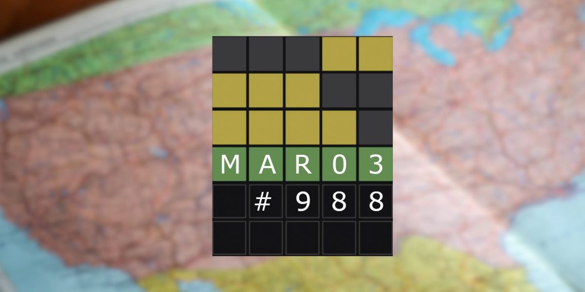 Respuestas y sugerencias de Wordle de hoy para el 3 de marzo de 2024 (rompecabezas n.° 988)