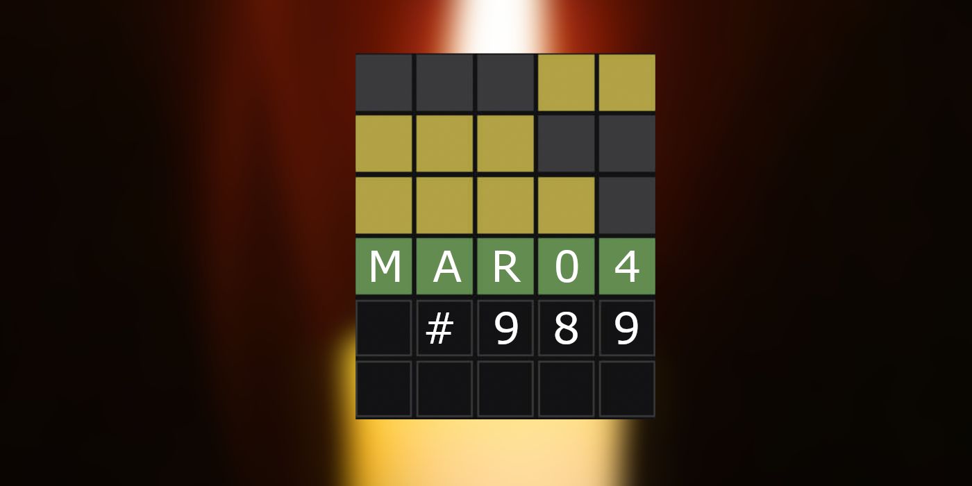 Respuestas y sugerencias de Wordle de hoy para el 4 de marzo de 2024 (rompecabezas n.° 989)