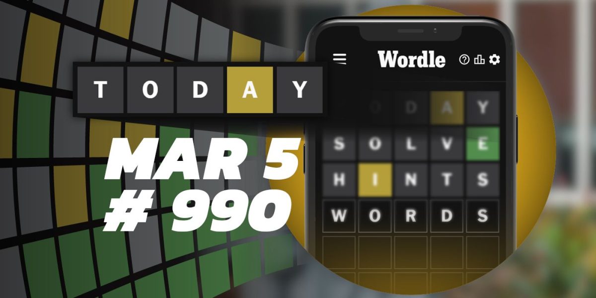 Consejos y respuestas de Wordle de hoy: 5 de marzo de 2024 (rompecabezas n.° 990)