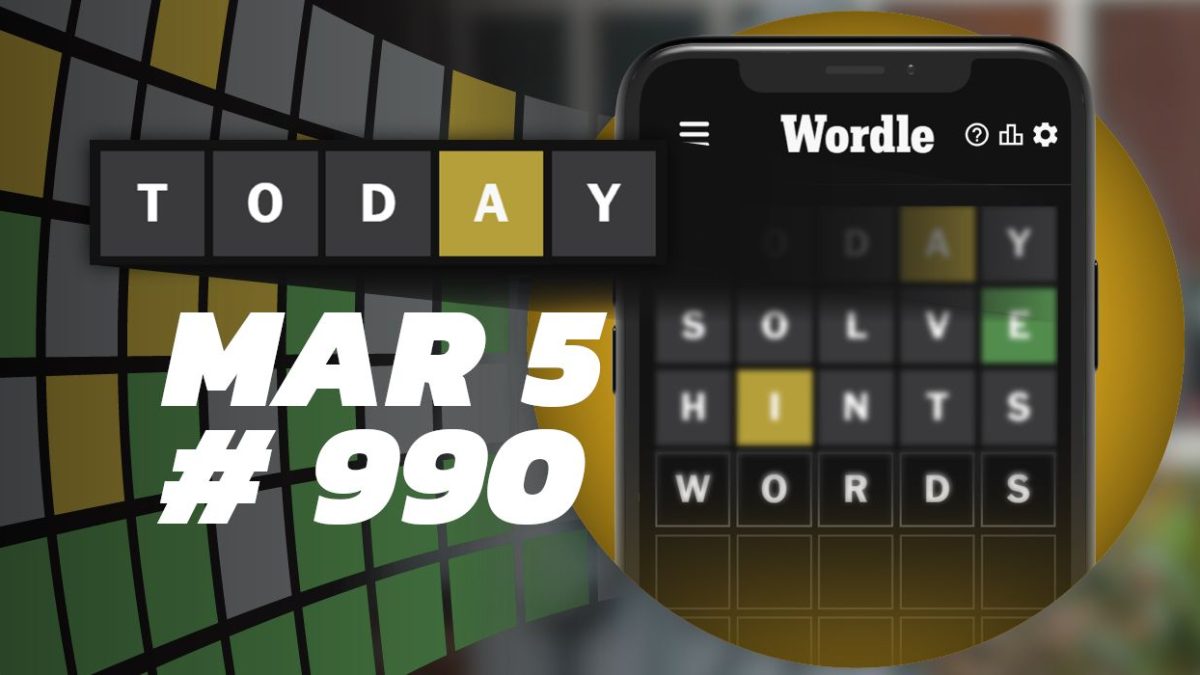 Consejos y respuestas de Wordle de hoy: 5 de marzo de 2024 (rompecabezas n.° 990)