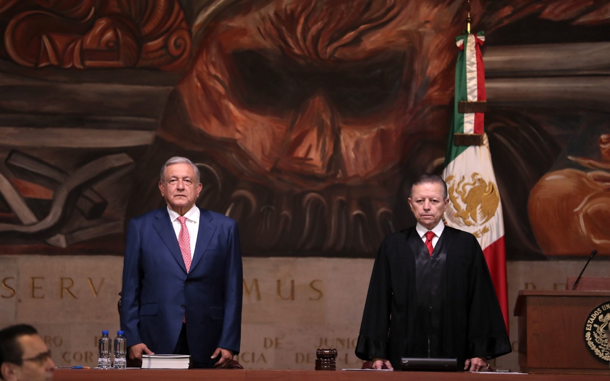 AMLO niega intromisión a Poder Judicial con Zaldívar