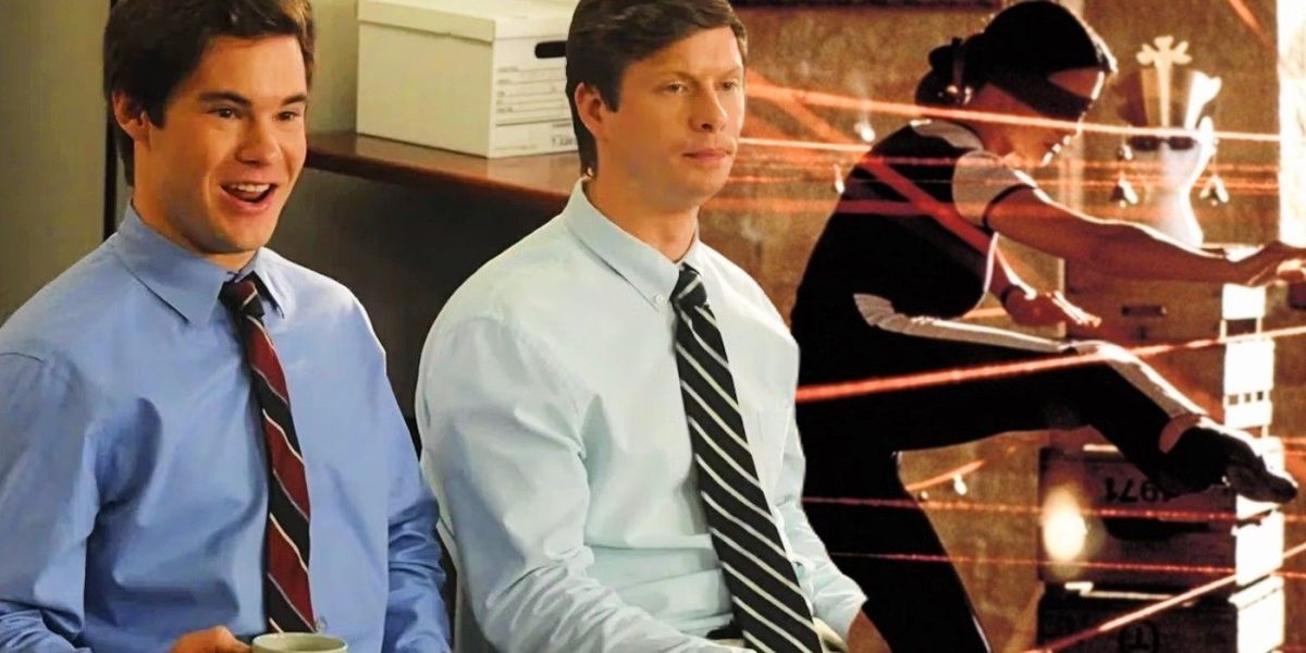 Adictos al trabajo: Catherine Zeta-Jones Explicación de la referencia del episodio "Ella se sumerge debajo de los láseres"