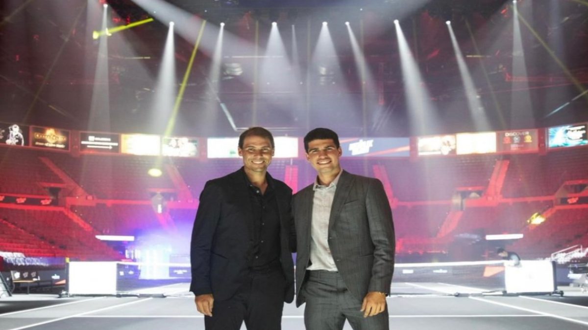 Alcaraz vence a Nadal en partido de exhibición celebrado en Las Vegas | Video
