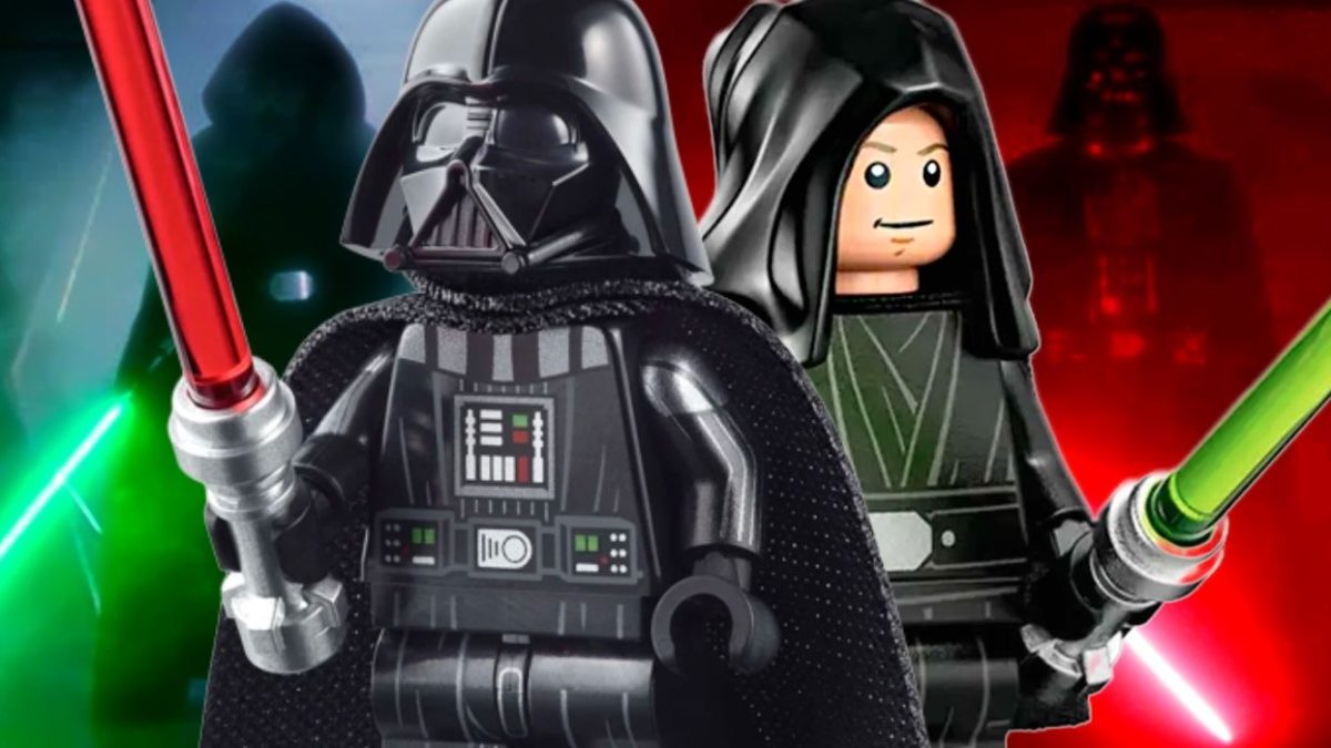 Cómo conectar ambas escenas del pasillo de LEGO Star Wars (Luke Skywalker y Darth Vader)