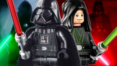 Cómo conectar ambas escenas del pasillo de LEGO Star Wars (Luke Skywalker y Darth Vader)