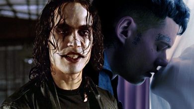 El coprotagonista de Brandon Lee en The Crow tiene una fuerte reacción al look del remake de Bill Skarsgård