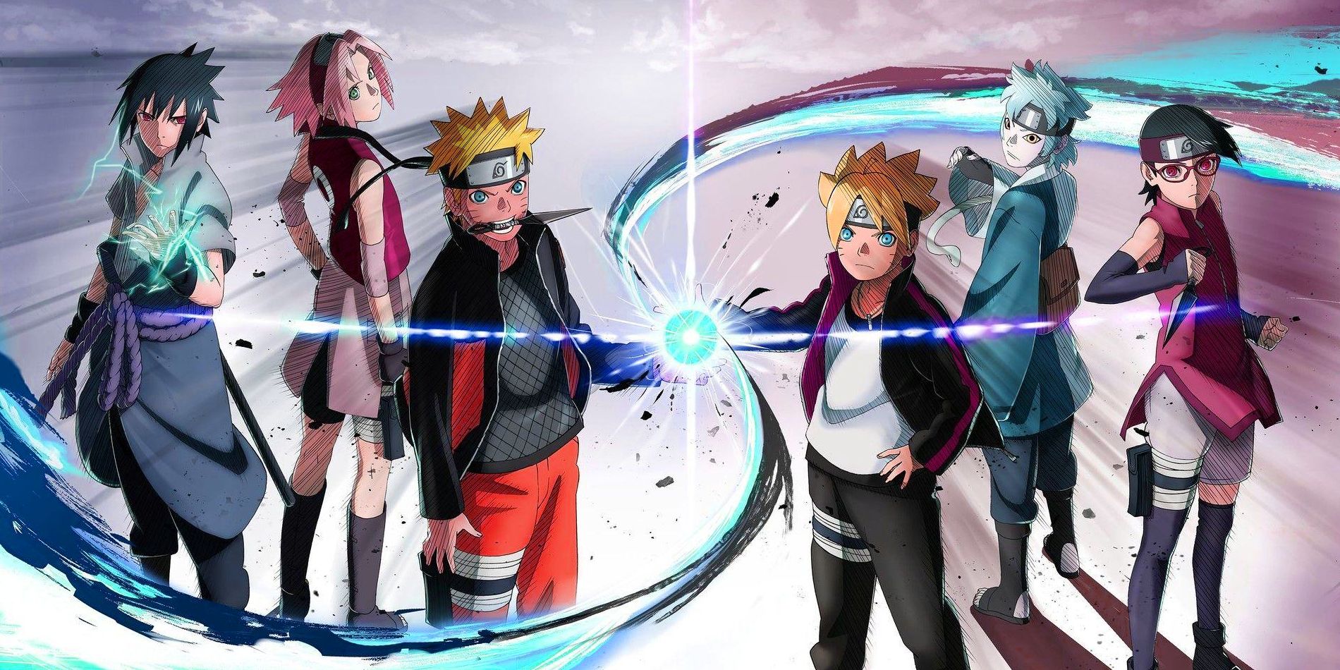 El equipo 7 de Naruto y Boruto obtiene el momento relajante que siempre merecieron en arte nuevo