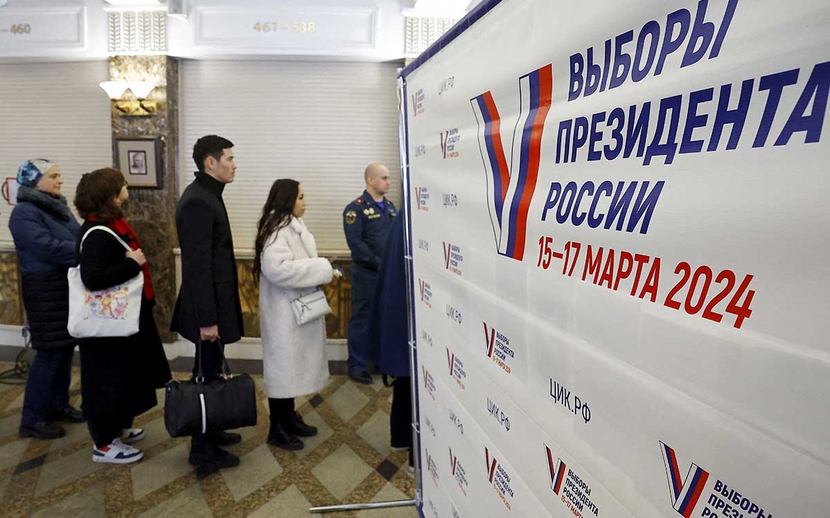 Elecciones Rusia | Numerosas personas secundan convocatoria opositora: EFE; participación electoral supera 74%