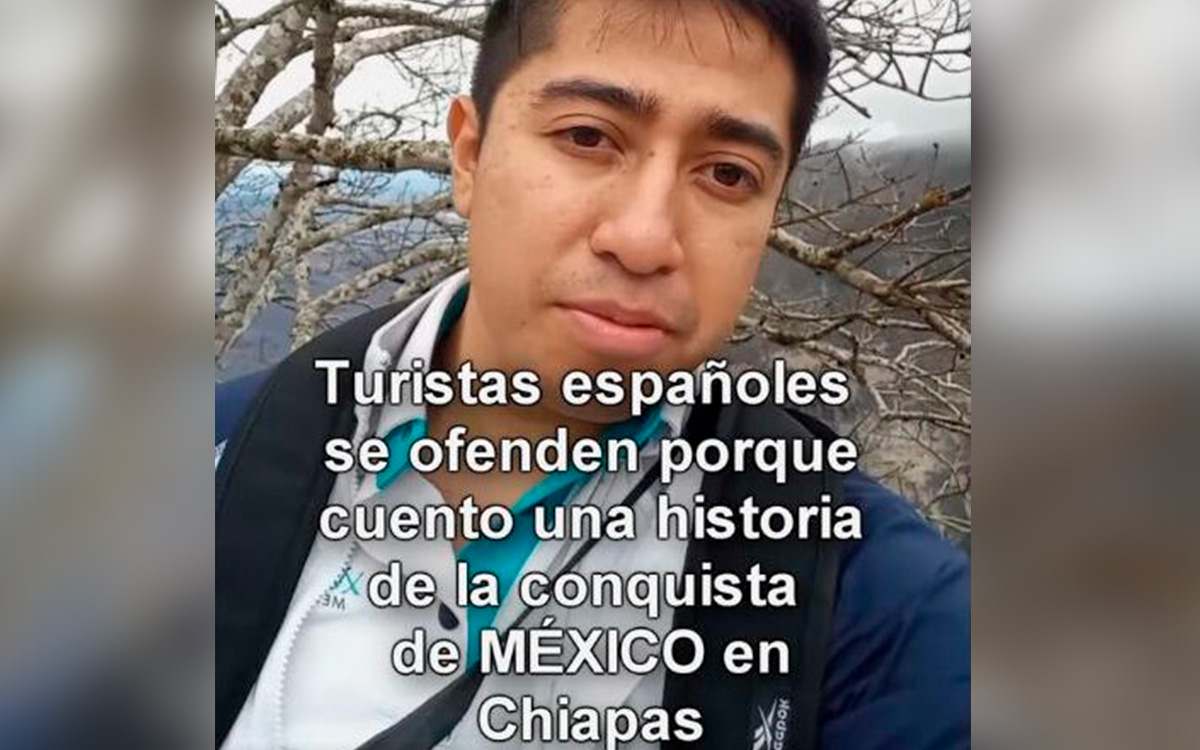 Española se enoja con mexicano por historia sobre la conquista; ‘vigila lo que dices de los turistas que venimos a dejar dinero’