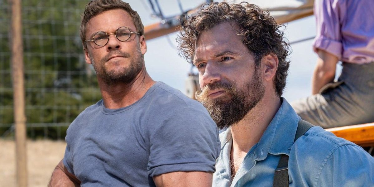 Henry Cavill asa a Alan Ritchson de Reacher en el video de BTS para su nueva película de Guy Ritchie