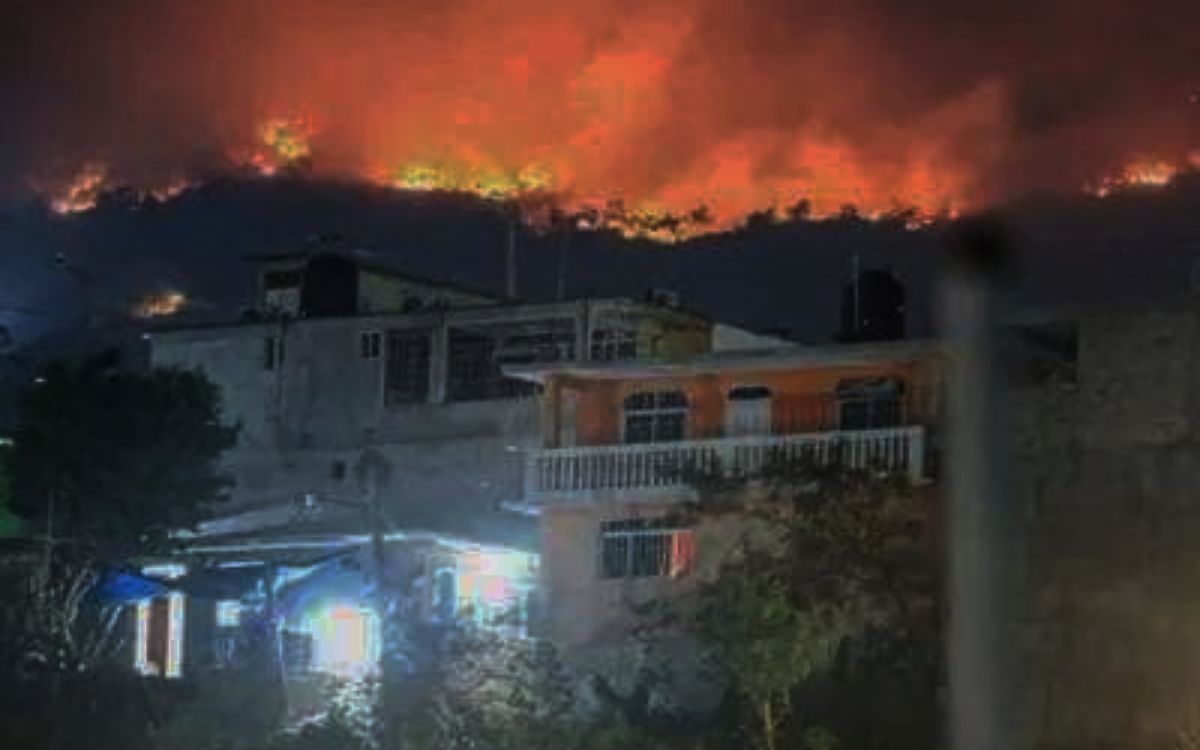 Incendio forestal consume más de 30 hectáreas en Acapulco