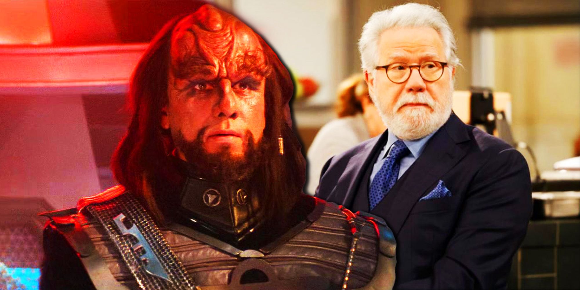 John Larroquette de Night Court interpreta a un klingon, ¡otra vez!  (Estaba en Star Trek 3)