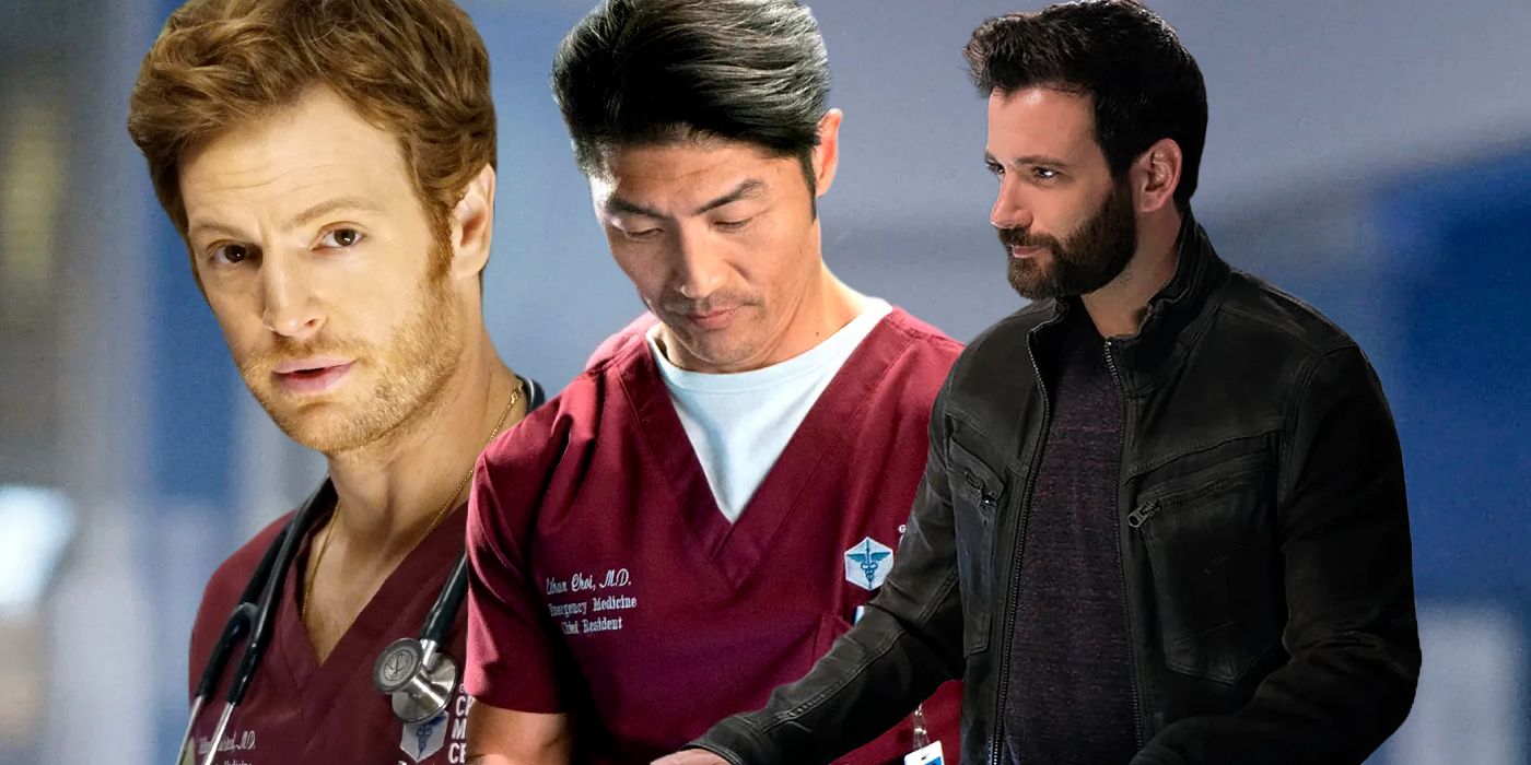 La foto de BTS de la temporada 9 de Chicago Med muestra la reunión de dos miembros originales del elenco