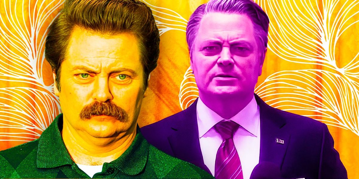 Los dos nuevos roles importantes de Nick Offerman crean una tendencia con una conexión perfecta entre parques y recreación