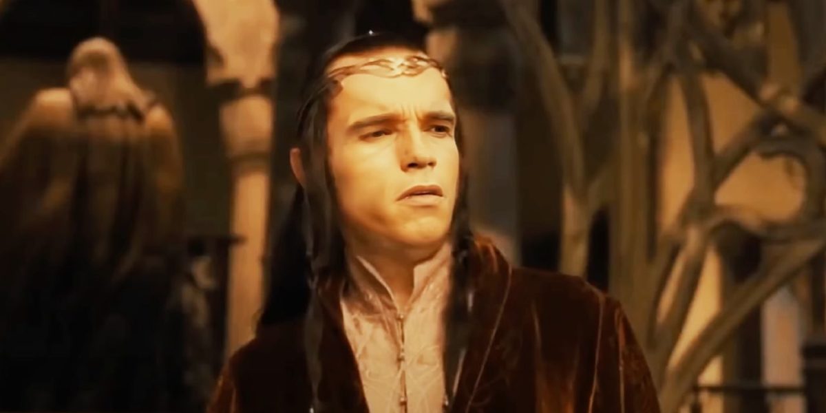 Los videos de El señor de los anillos agregan un toque de Arnold Schwarzenegger al recrear la escena de la comunidad