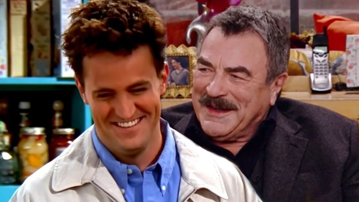 Matthew Perry ayudó a Tom Selleck con una línea específica en el set de Friends, recuerda el actor