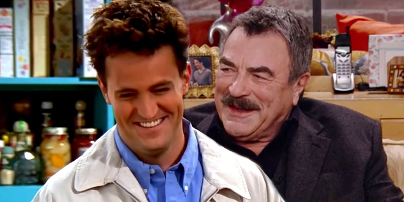 Matthew Perry ayudó a Tom Selleck con una línea específica en el set de Friends, recuerda el actor