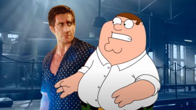 Peter Griffin de Family Guy reemplaza a Jake Gyllenhaal en la parodia del póster de Freakin' Sweet Road House