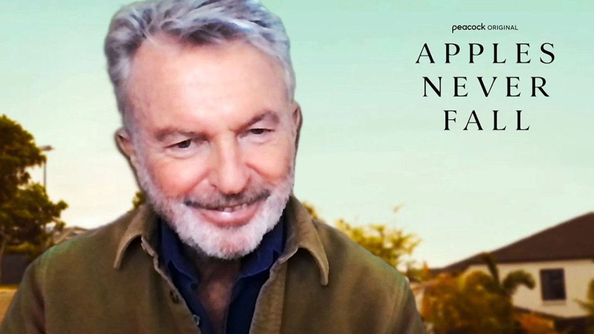 Sam Neill habla de cómo su personaje de Apples Never Fall "me asustó" y su amor por Annette Bening