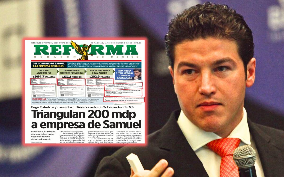 Samuel García niega señalamientos de que “trianguló” 200 millones de pesos